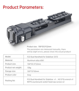 F22 Doppelgriff Adapter für DJI 2572